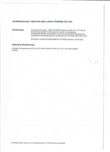 Zertifikat TÜV-Schweissnachweis bis 2020 Seite 2